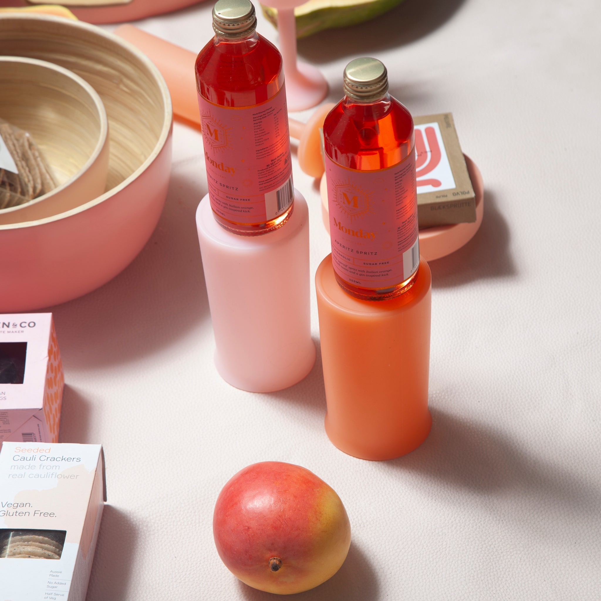 Porter Green | Stegg | Silicone Unbreakable Highball Glasses | Peach + Petal