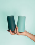 Porter Green | Stegg | Silicone Unbreakable Highball Glasses | Mist + Ink