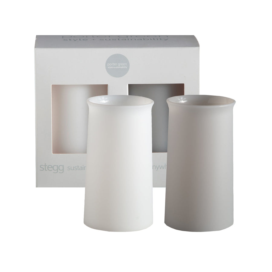 Porter Green | Stegg | Silicone Unbreakable Highball Glasses | Blanc + Dove