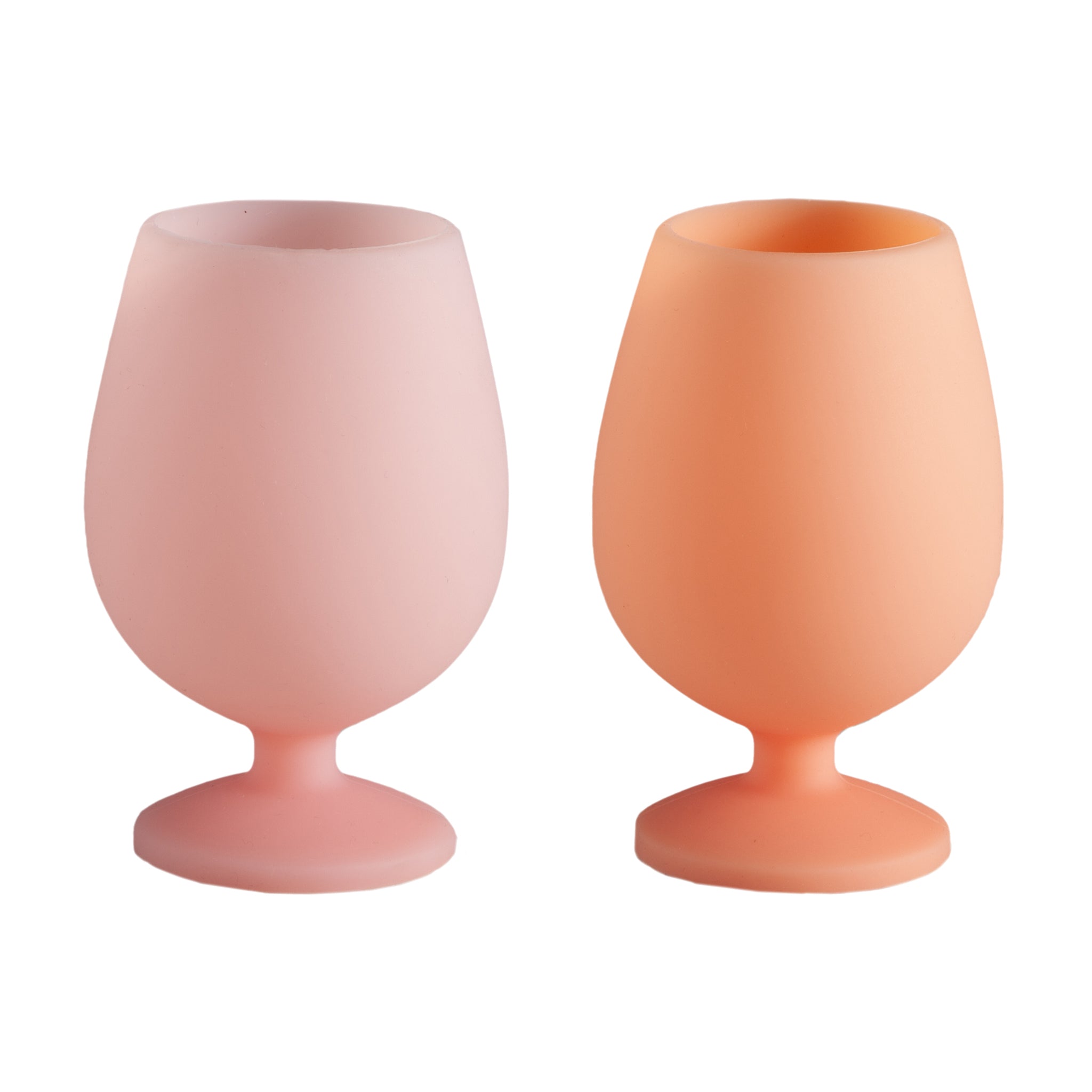 Porter Green | Stemm | Silicone Unbreakable Wine Glasses | Peach + Petal
