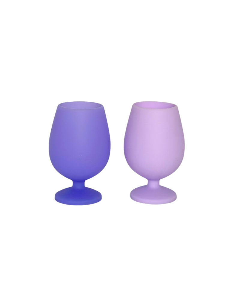 Porter Green | Stemm | Silicone Unbreakable Wine Glasses | Amethyst + Tanzanite