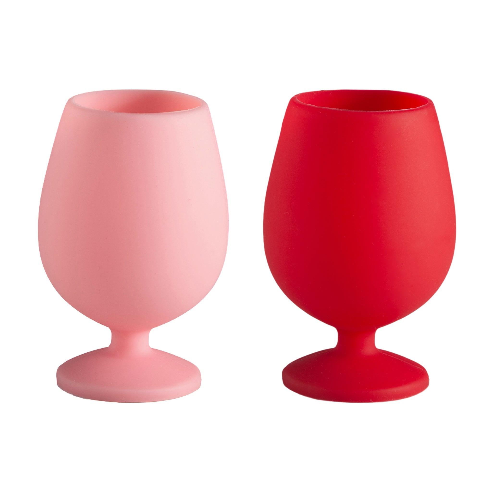 Porter Green | Stemm | Silicone Unbreakable Wine Glasses | Cherry + Blush