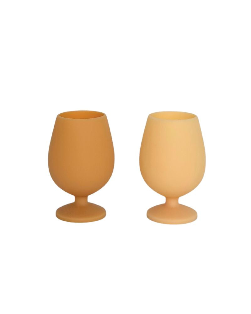 Porter Green | Stemm | Silicone Unbreakable Wine Glasses | Wheat + Oat