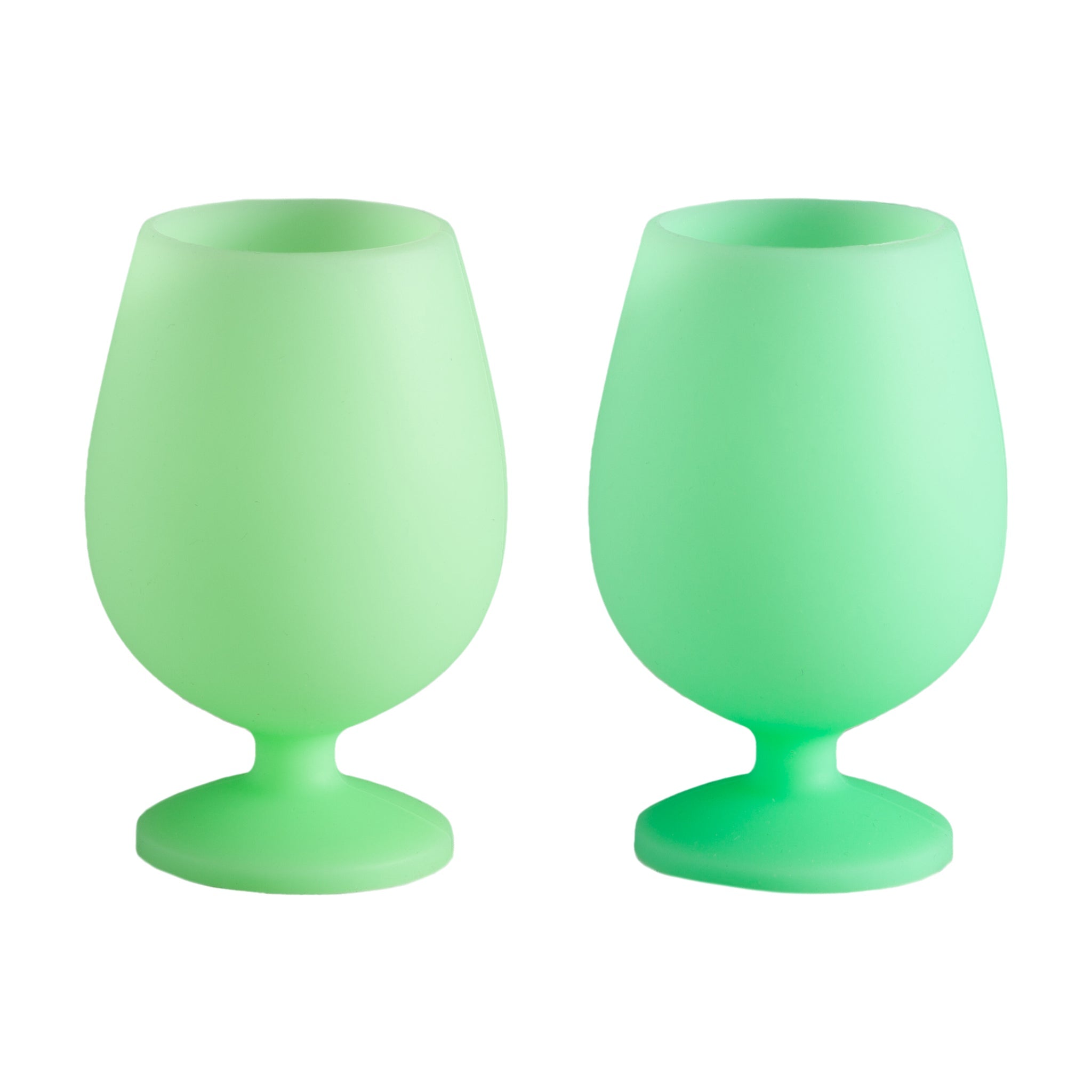 Porter Green | Stemm | Silicone Unbreakable Wine Glasses | Gerbera + Leaf