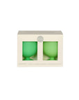 Porter Green | Stemm | Silicone Unbreakable Wine Glasses | Gerbera + Leaf