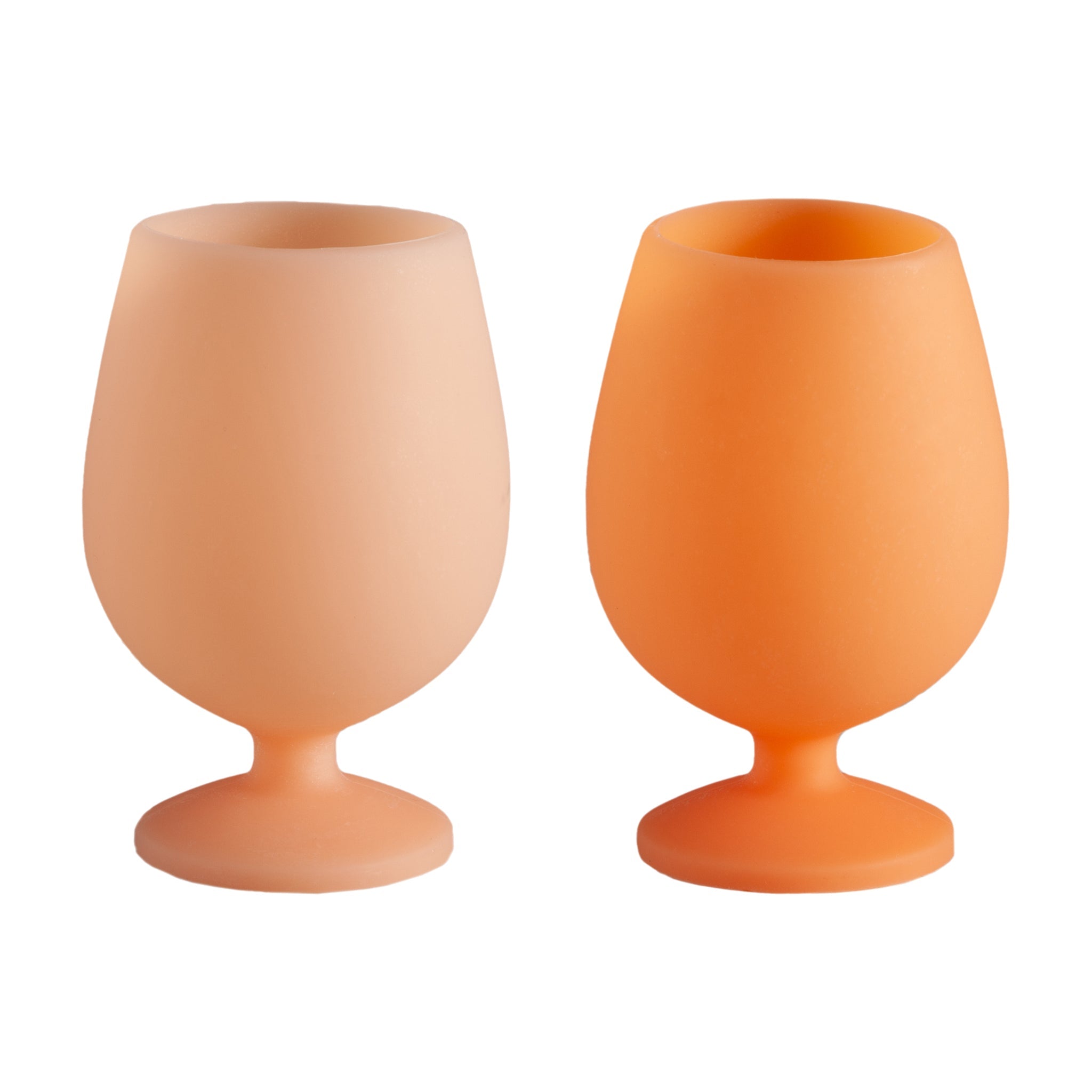 Porter Green | Stemm | Silicone Unbreakable Wine Glasses | Cantaloupe + Tangelo