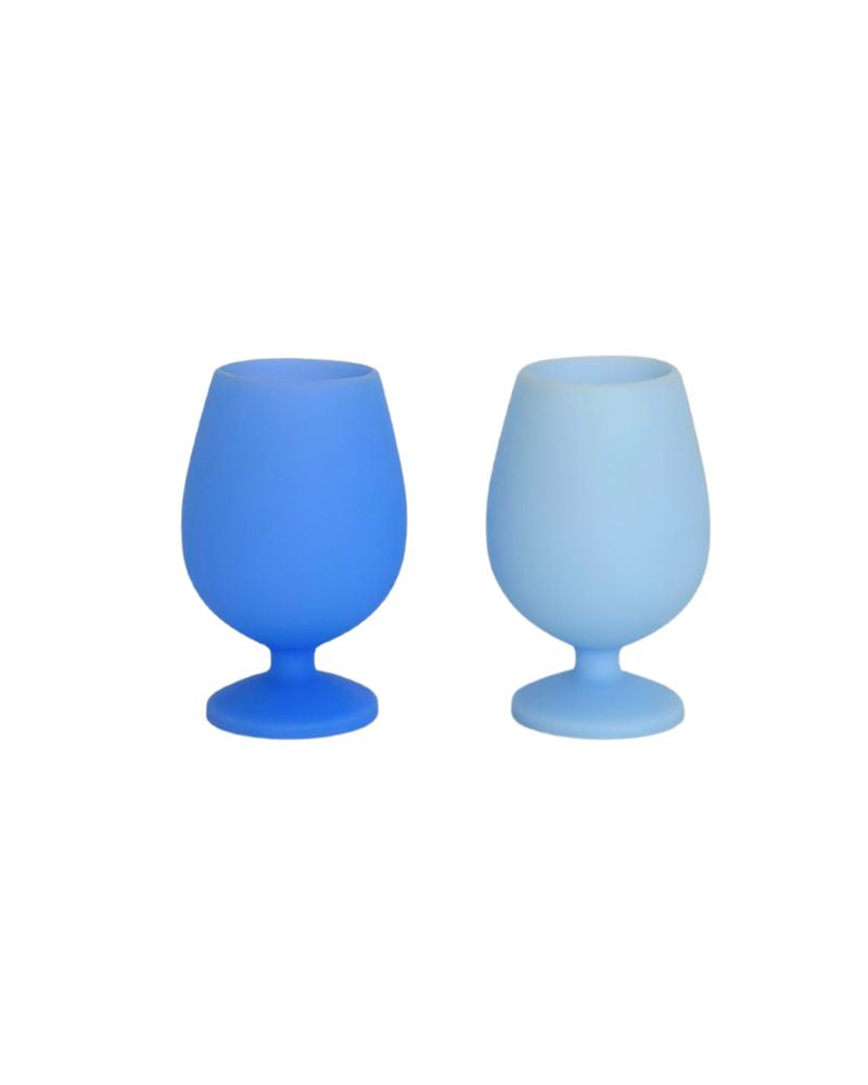 Porter Green | Stemm | Silicone Unbreakable Wine Glasses | Sky + Kingfisher