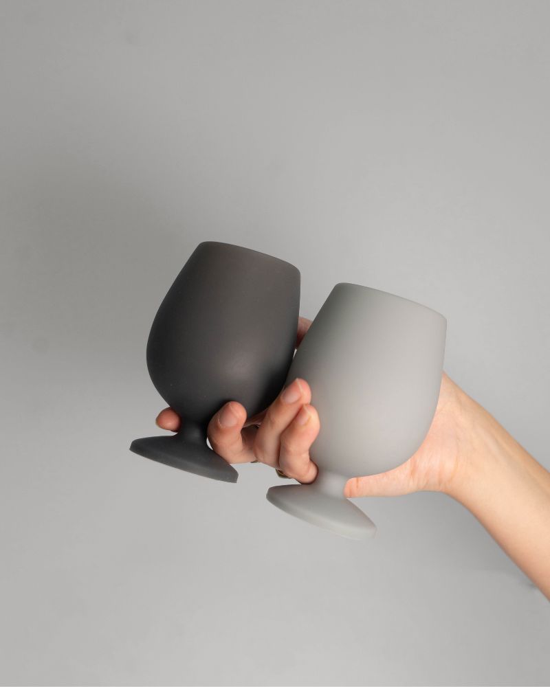 Porter Green | Stemm | Silicone Unbreakable Wine Glasses | Smoke + Storm