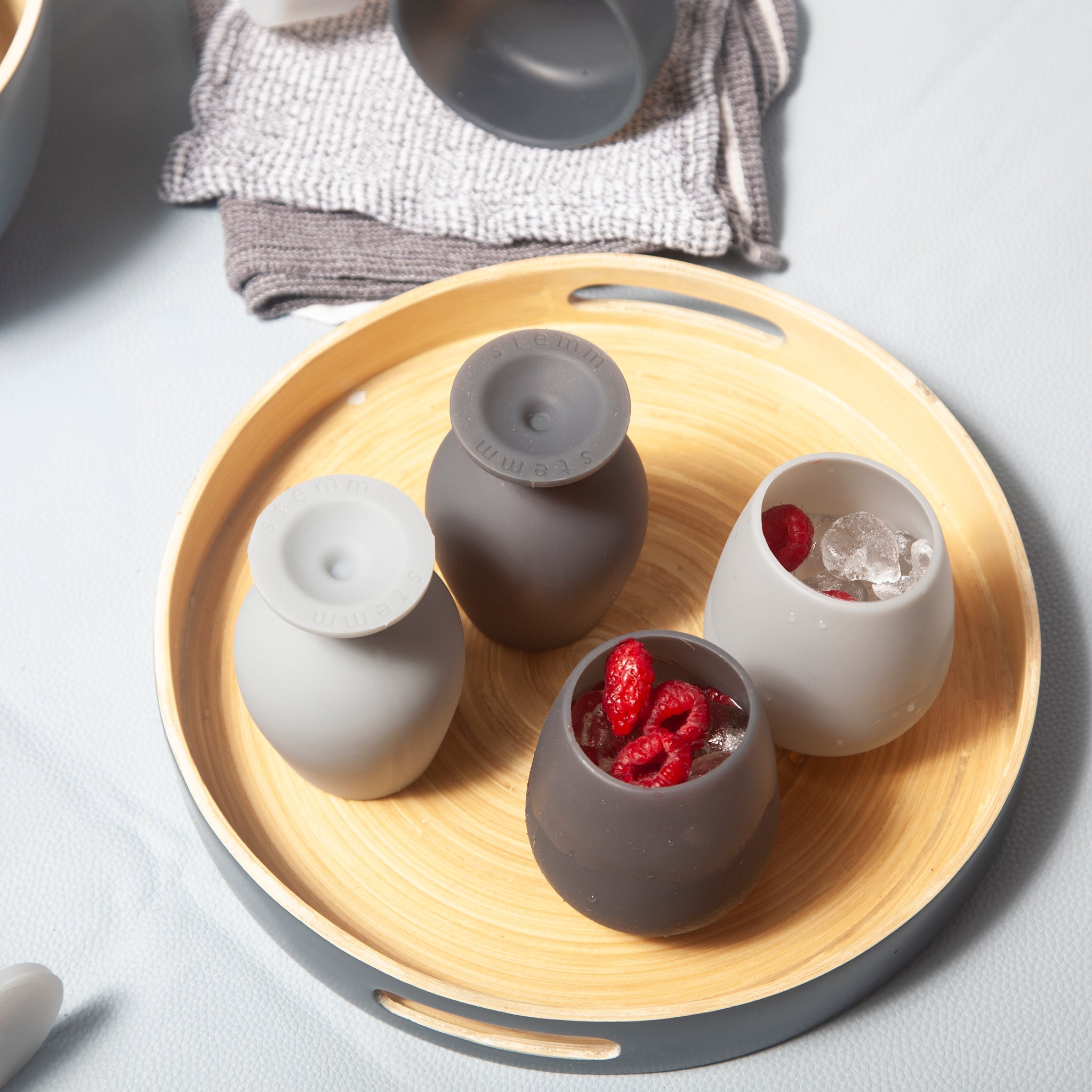 Porter Green | Stemm | Silicone Unbreakable Wine Glasses | Smoke + Storm