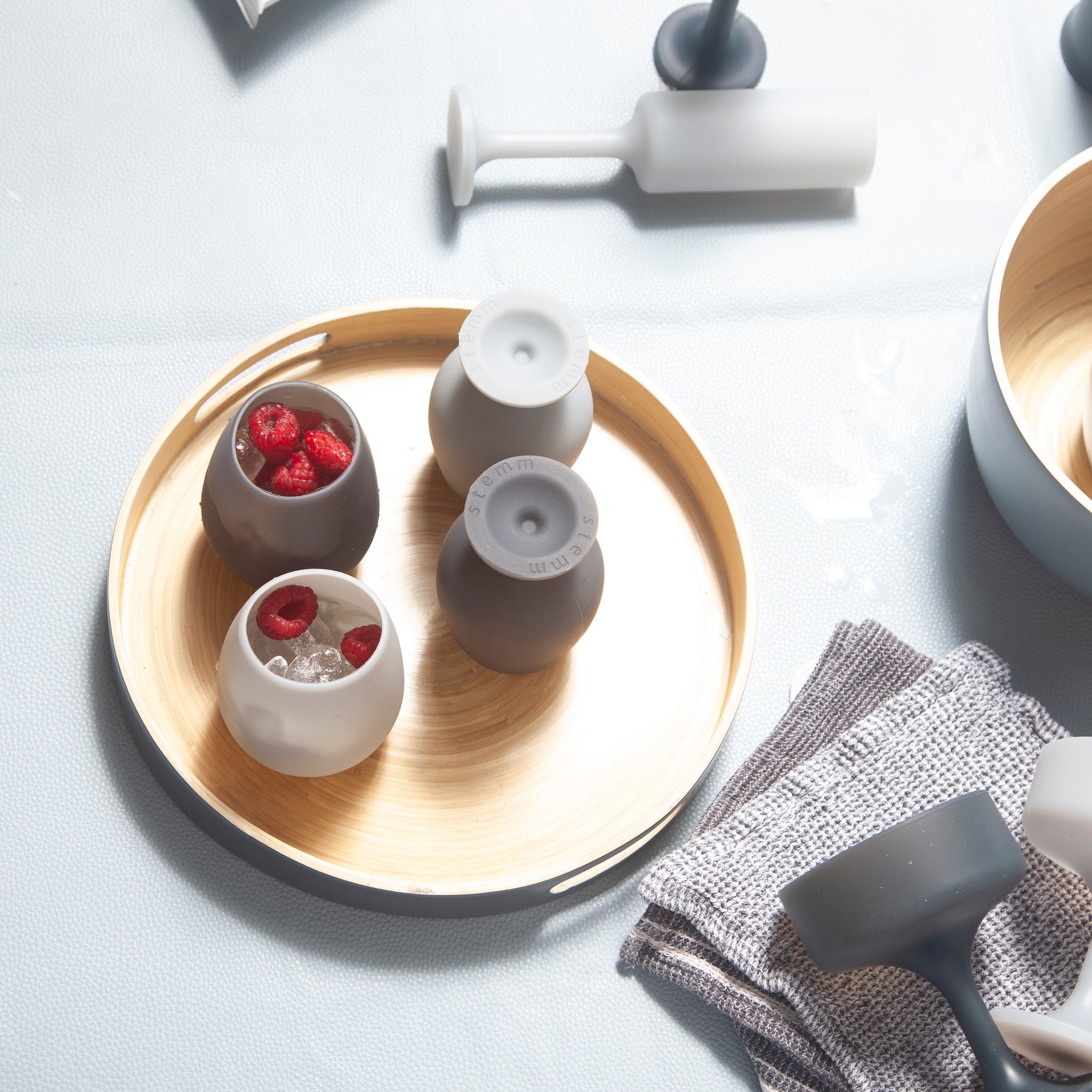 Porter Green | Stemm | Silicone Unbreakable Wine Glasses | Smoke + Storm