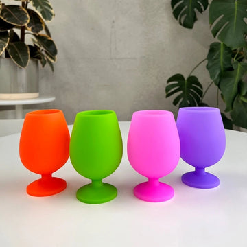 Porter Green | Stemm | Silicone Unbreakable Wine Glasses | 4 pack | Vitoria