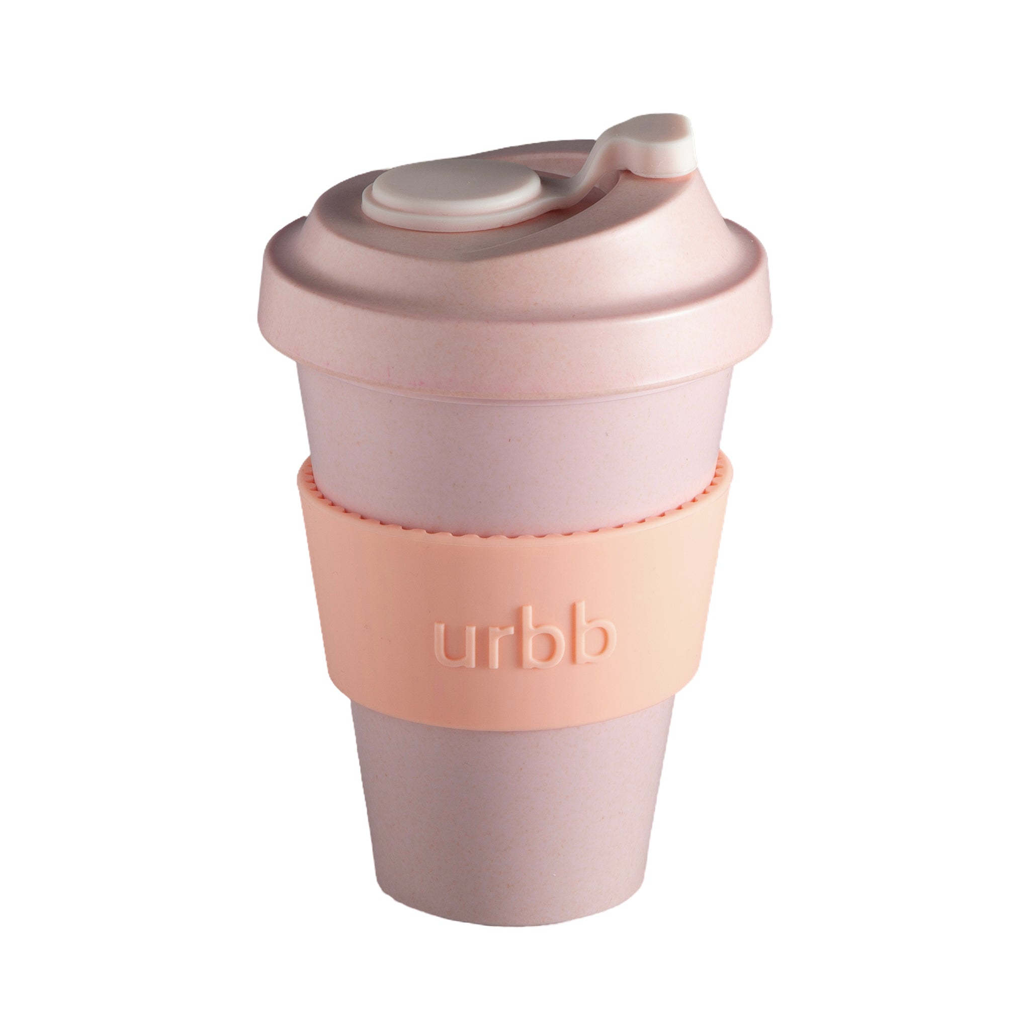 Porter Green | Urbb |  Biodegradable Bamboo Coffee Cup | Peach + Petal