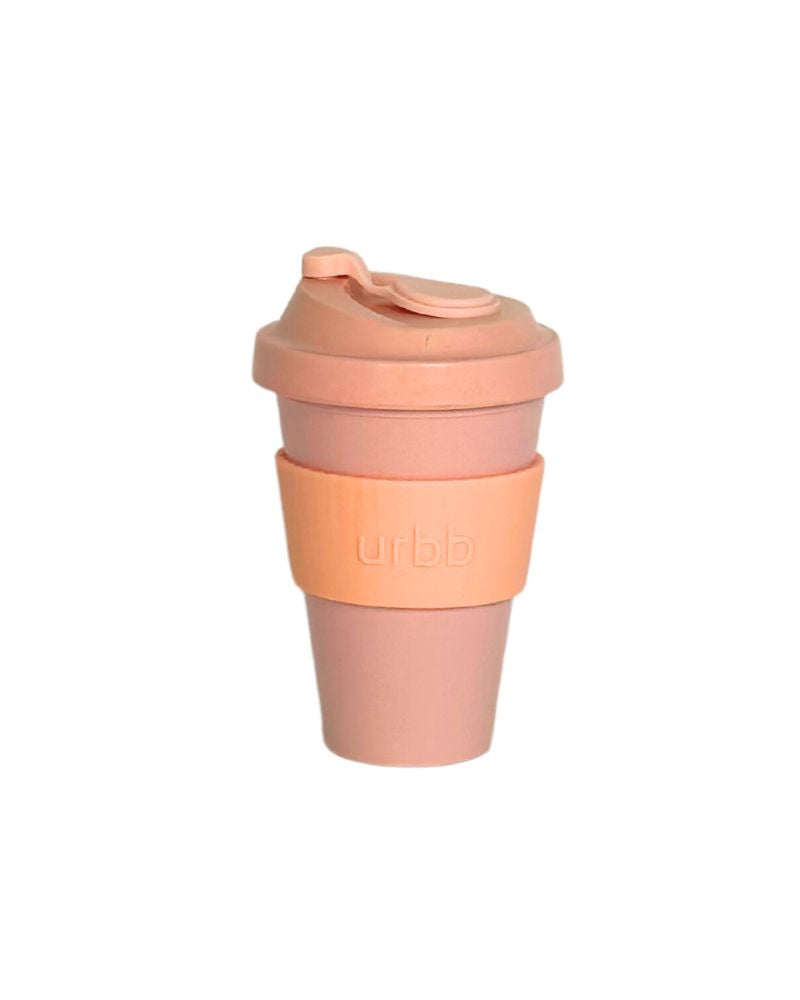 Porter Green | Urbb |  Biodegradable Bamboo Coffee Cup | Peach + Petal