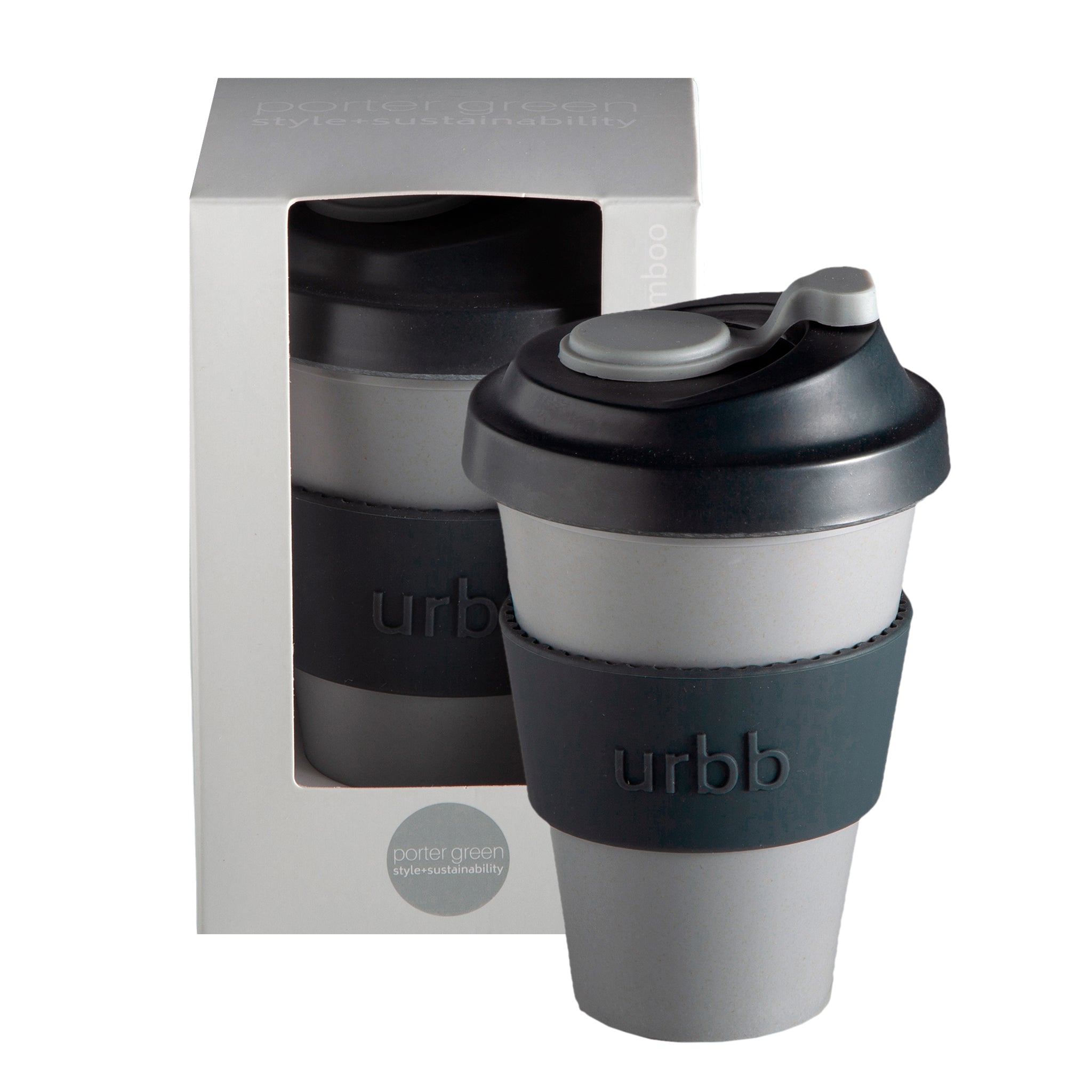 Porter Green | Urbb |  Biodegradable Bamboo Coffee Cup | Smoke + Storm