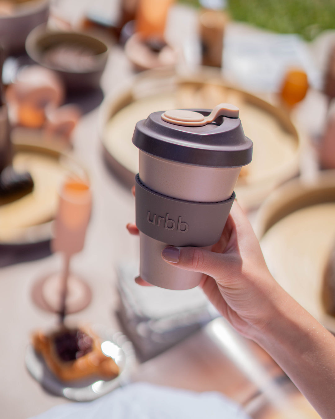 Porter Green | Urbb |  Biodegradable Bamboo Coffee Cup | Latte + Donkey