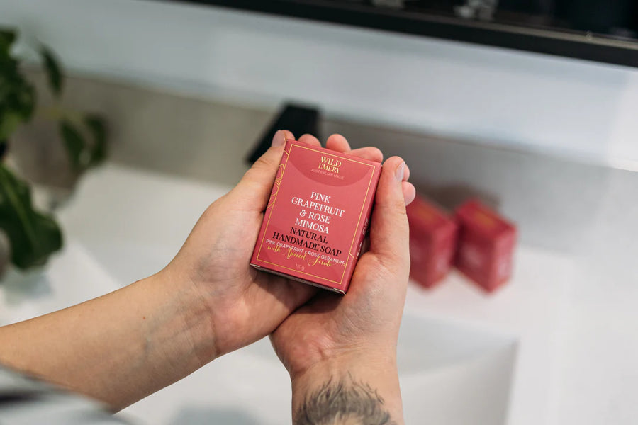 Wild Emery Pink Grapefruit & Rose Mimosa Soap