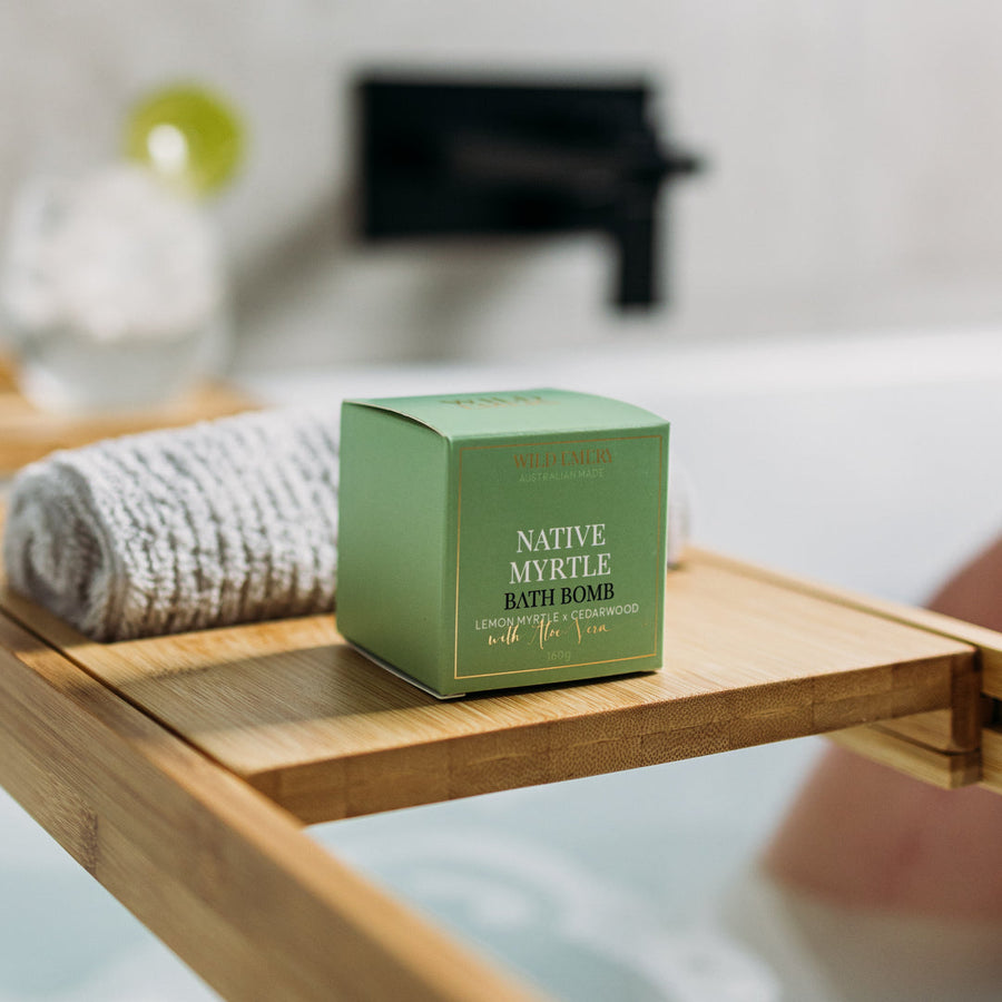 Wild Emery Native Myrtle Cube Bath Bomb