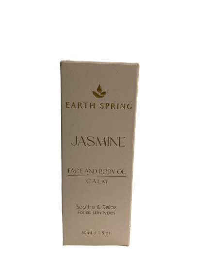 Earth Spring Face & Body Oil Jasmine - Calm Packaging