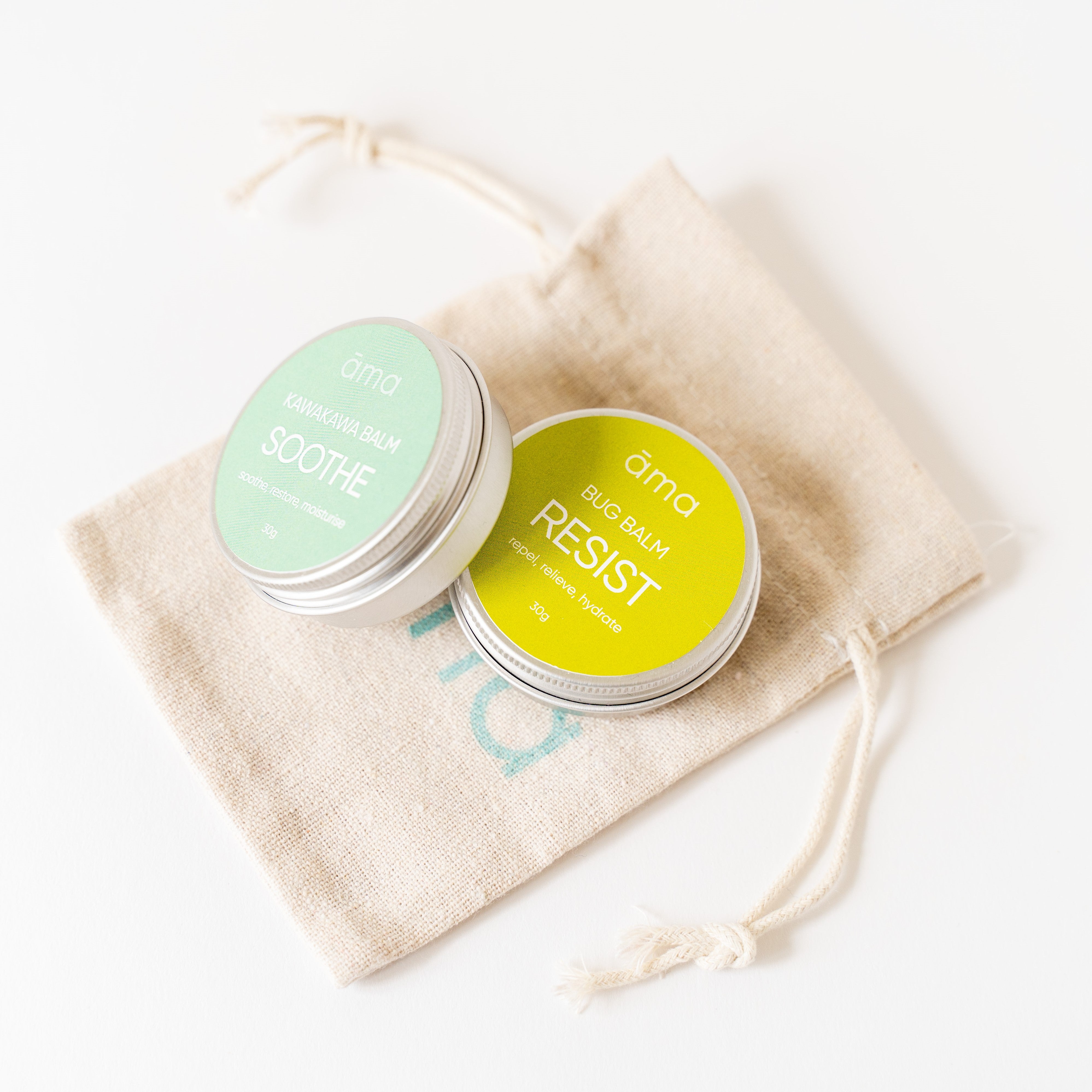 Kawakawa balm and Resist Bug Balm Natural Bug repellent
