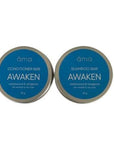 Awaken Solid Shampoo + Conditioner Bar Duo Travel Size Packaging