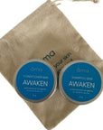 Awaken Solid Shampoo + Conditioner Bar Duo Travel Size + Bag